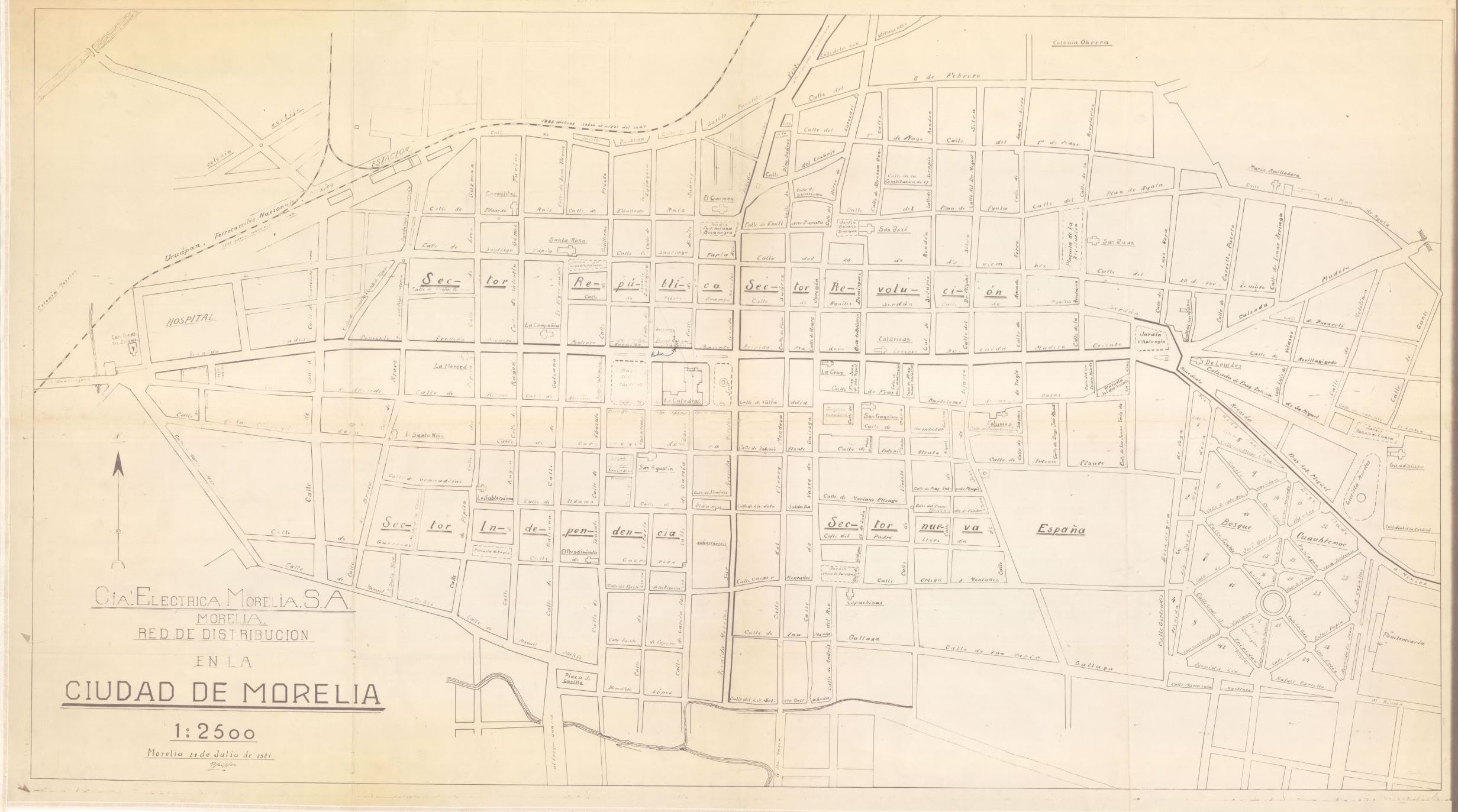 Morelia en 1931