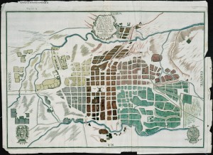 Plano o Mapa de la Nobilissima Ciudad de Valladolid de Michoacan, 1794