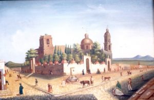  Templo de San Francisco, Templo de la Cofradía de La Tercera Orden y atrio del Cementerio de San Francisco, por Mariano de Jesús Torres.