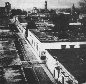 Vista de San Francisco y el Templo de la Tercera Orden, vistos desde el templo de San José