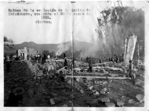 Garita de Chicácuaro o del poniente, explosión, 20 de enero de 1933