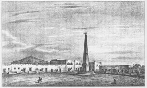 Plaza del obelisco en El Fresnillo, 216-217