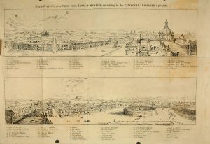 Vista de la ciudad de México en 1823