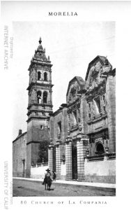 Sagrario Metropolitano de Santa Catalina de Sena, o Las Monjas. Erróneamente identificado como "La Compañía".