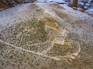 Maqueta del sitio en el museo del lugar