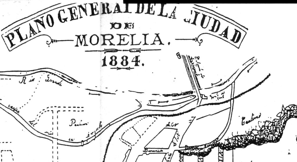 Plano de 1884 de Isidro García de Carrasquedo.